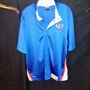 Nike United Ballers Andrei Kirilenko #47 shooting shirt in Blue